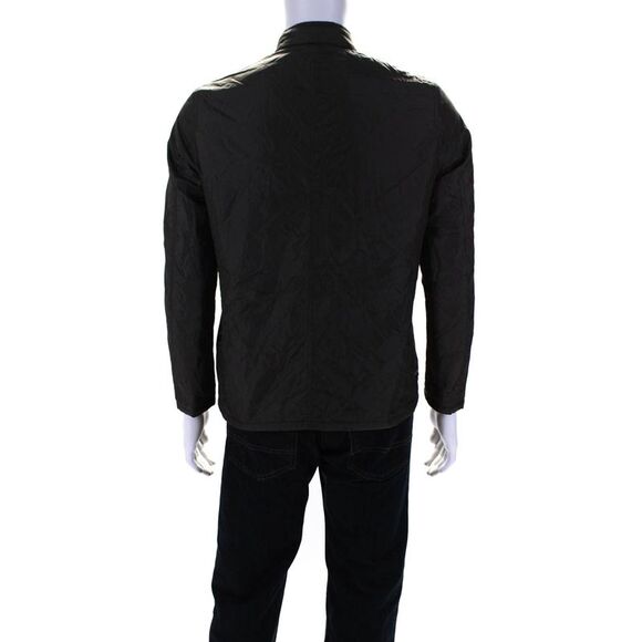 Henry Cottons Mens Collared Long Sleeve Snapped Buttoned Jacket Green Size EUR42 - Picture 3 of 6